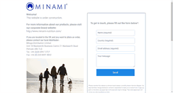 Desktop Screenshot of minami-nutrition.co.uk